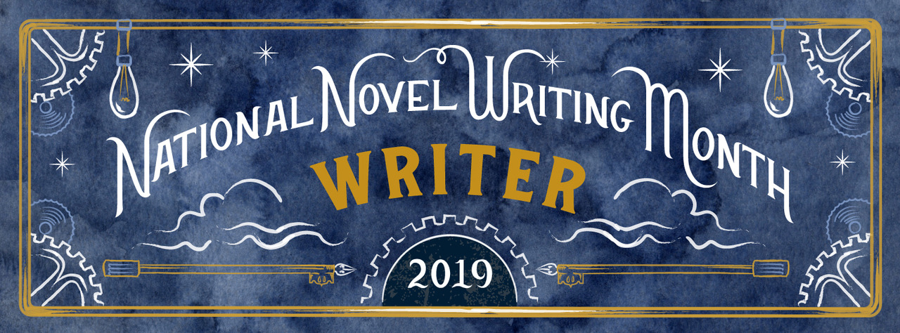 That novel was written. Writing a novel.