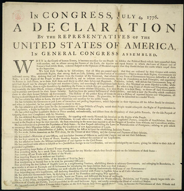 intro to declaration of independence