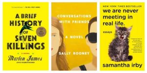 3 books with yellow covers