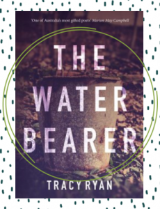 The cover of the poetry collection, The Water Bearer, featuring an image of a bucket.