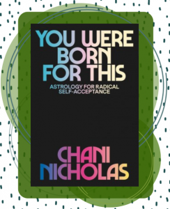 The cover for You Were Born for This with title being rainbow metallic on a black background.