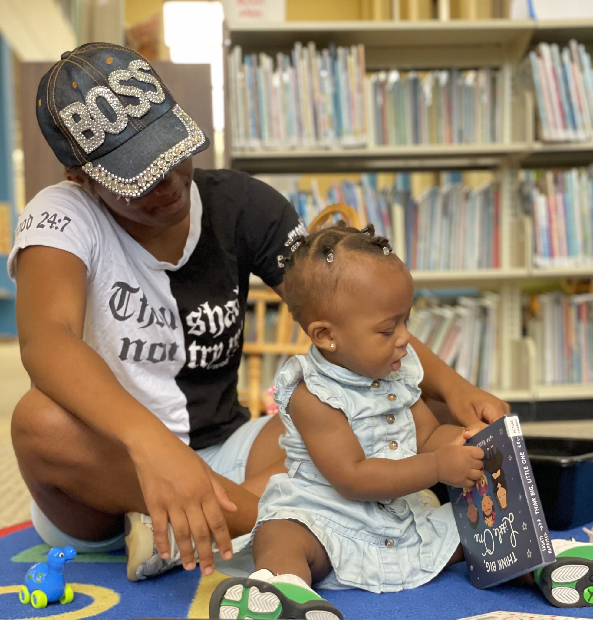 Mother and Child at Richmond Public Library