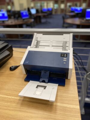 fax machine at main library