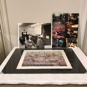 An exhibit from Main Library's Richmond Room