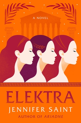 Orange book cover featuring three women in profile.