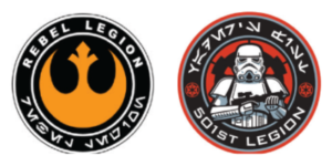 Rebel Legion and 501st Legion Star Wars Logo