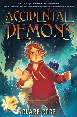 The book cover for Accidental Demons, by Clare Edge.