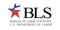 Bureau Of Labor Stats U.S. Department of Labor Bureau of Labor Statistics logo.