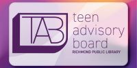 Logo for Richmond Public Library's Teen Advisory Board.