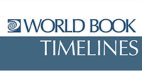 Logo for World Book Timelines database.