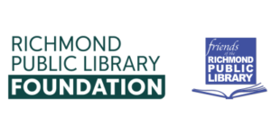Logos for Richmond Public Library and Friends of the Richmond Public Library.