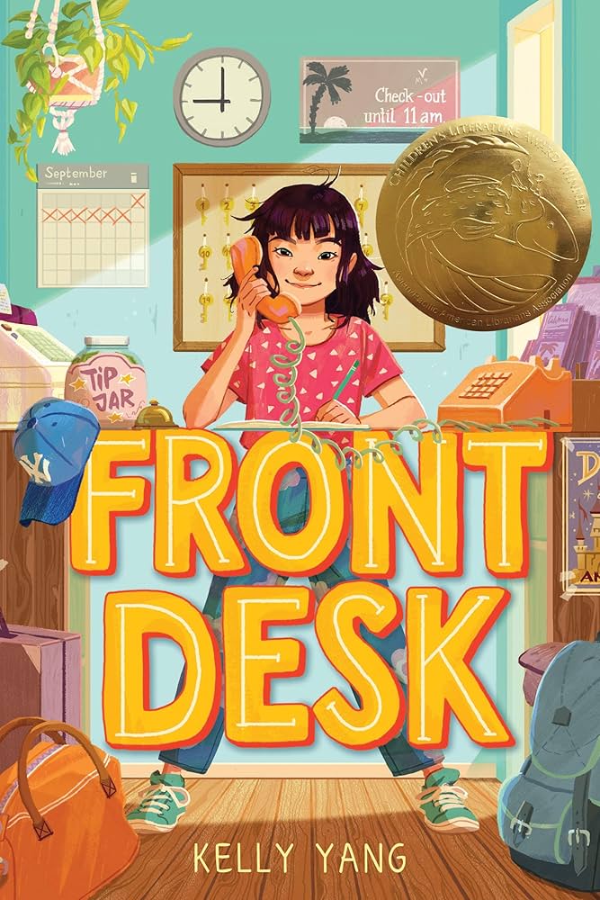 Book cover for "Front Desk" by Kelly Yang.
