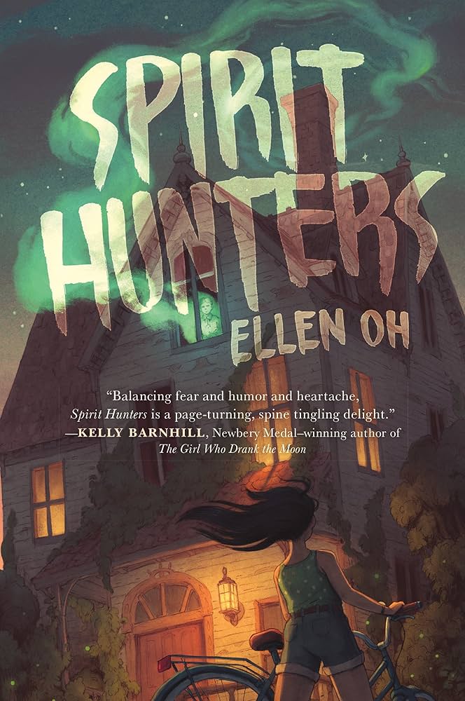 Book cover for "Spirit Hunters" by Ellen Oh.