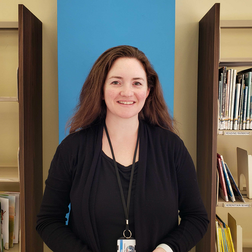 A photo of Katie, the Early Literacy Coordinator at the Main Library. 
