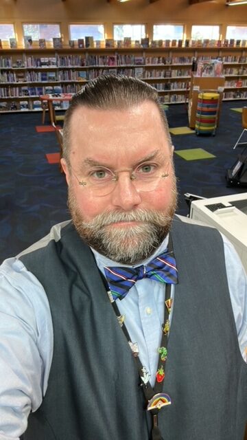 A photo of Richard, the Youth Services Librarian at North Avenue Branch. 