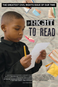 Cover of the documentary "The Right to Read" (2023).