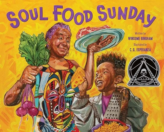 The book cover of Soul Food Sunday by Winsome Bingham. 