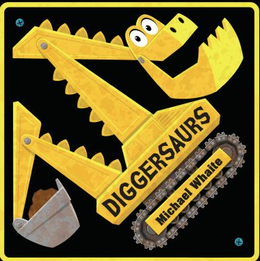 The book cover of Diggersuars by Michael Whaite.