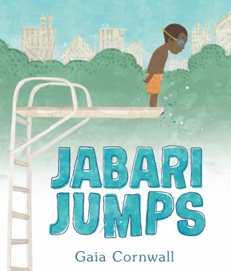 The book cover for Jabari Jumps by Gia Cornwall. 