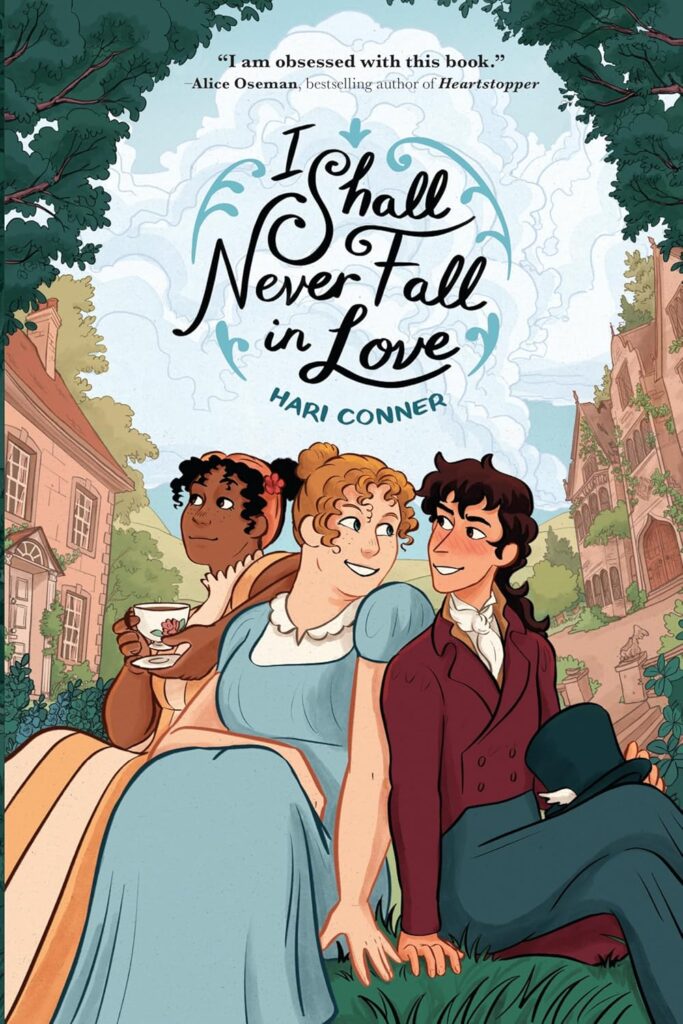The cover of I Shall Never Fall In Love by Hari Conner.