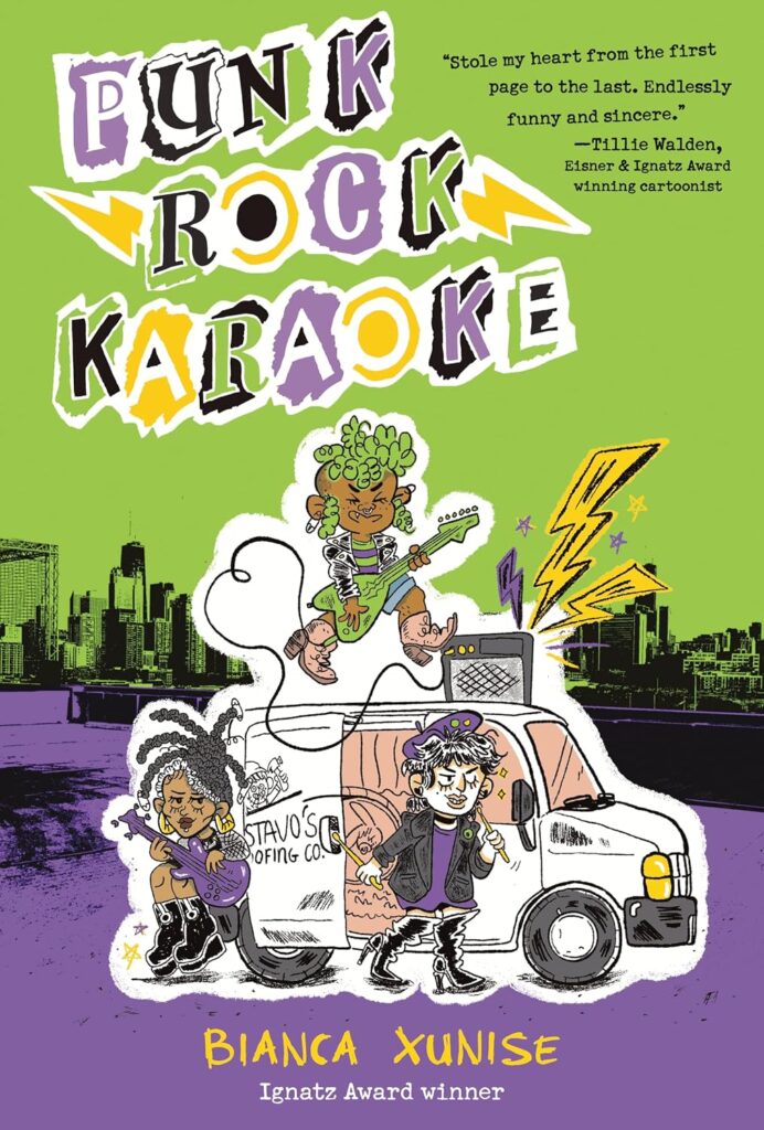 The cover of Punk Rock Karaoke by Bianca Xunise.