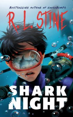 The book cover of Shark Night by R. L. Stien. 