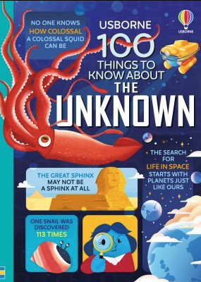 The book cover for 100 Things to Know About the Unknown by Jerome Martin. 