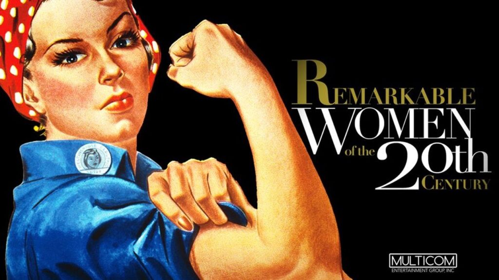 Graphic featuring Remarkable Women of the 20th Century (2001, Multicom).