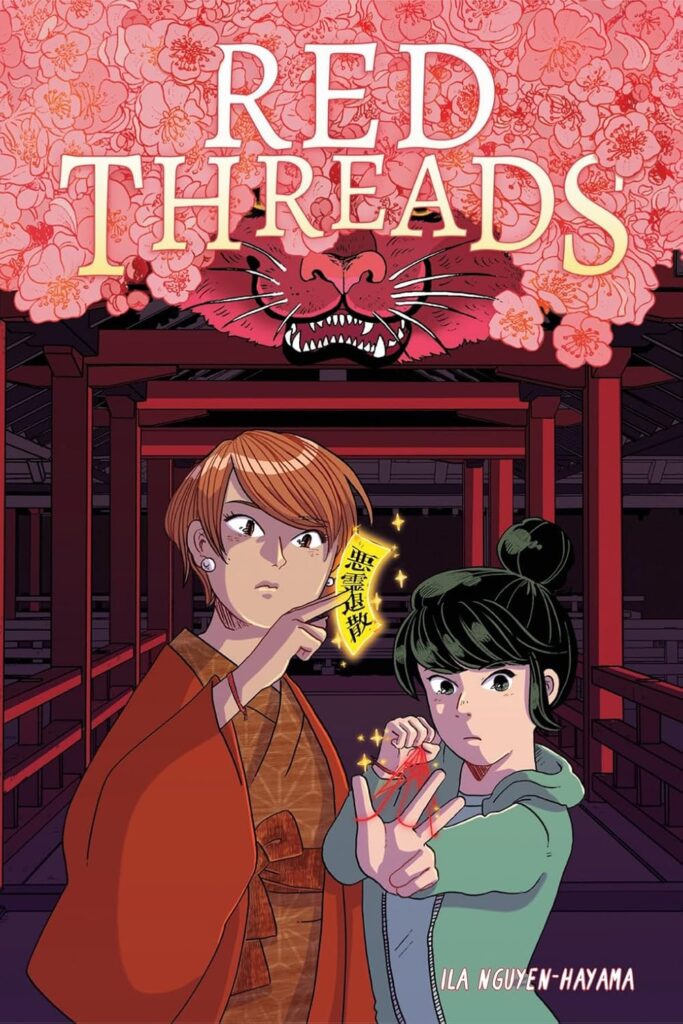 Cover of Red Threads by Ila Nguyen-Hayama.