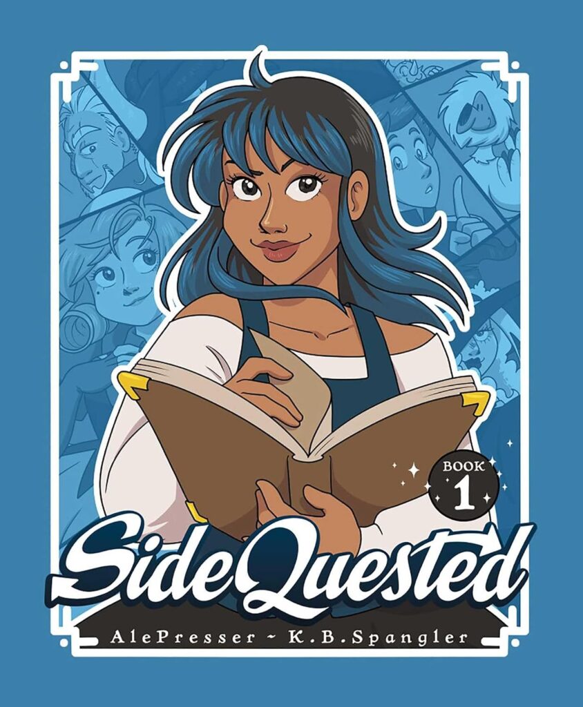 Cover of Sidequested: Volume 1 by K. B. Spangler and illustrated by Ale Presser