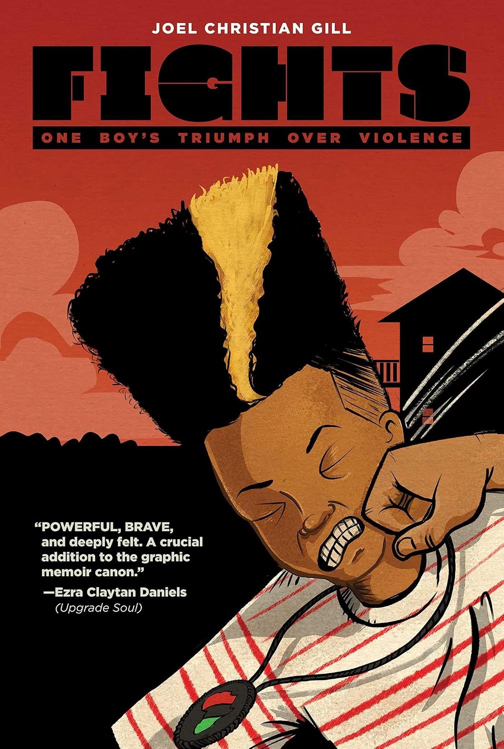 The cover of Fights: One Boy's Triumph Over Violence by Joel Christian Gill.
