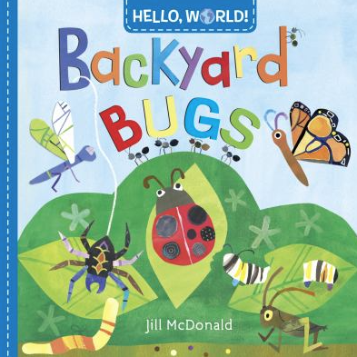 The book cover for Backyard Bugs by Jill McDonald-Gomes.