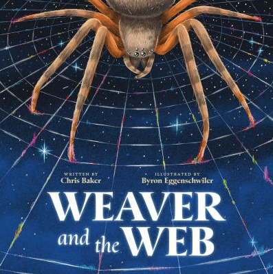The book cover of Weaver and the Web by Chris Baker.
