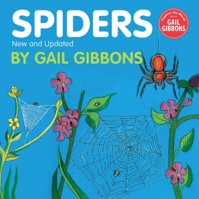 The book cover of Spiders by Gail Bibbons.