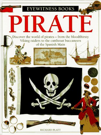 Cover of "Pirate" by Richard Platt. The cover shows symbols common among pirates.