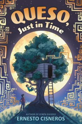 The book cover for Queso, Just in Time by Ernesto Cisneros. 