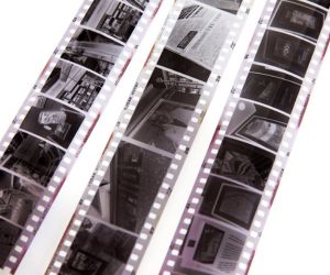 Film Negatives Photo of 35mm film negatives.