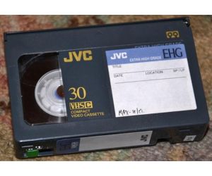 Vhs C Photo of a VHS-C.