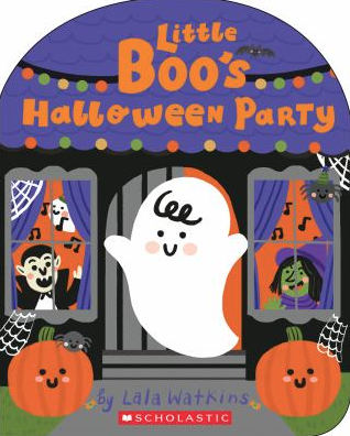 The book cover for Little Boo's Halloween Party by Lala Watkins.