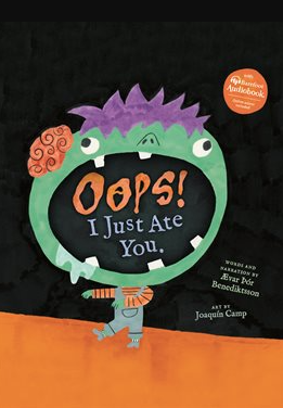 The book cover of Oops! I Ate You by Ævar Þór Benediktsson